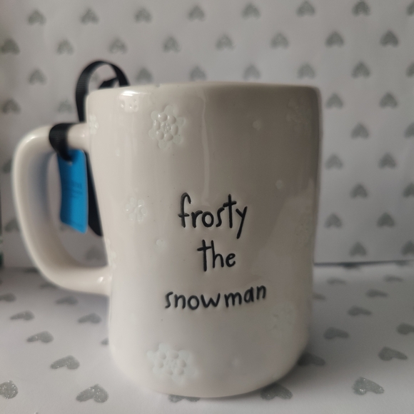 Rae Dunn Frosty the Snowman Mug with Black Bow - Picture 2 of 2